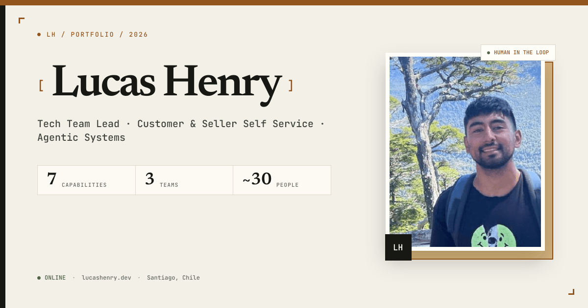Lucas Henry | Tech Lead & AI-Native Engineer